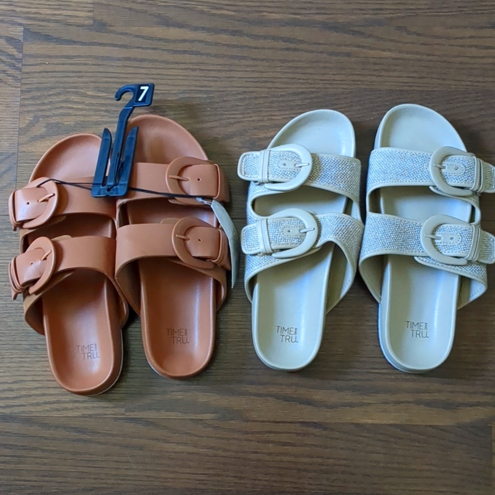 Time and Tru  Spring/Summer Sandals Size 7